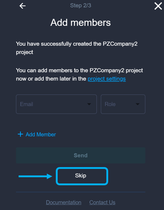 add new members to project